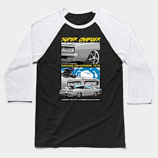 v8 Charger SRT Car Baseball T-Shirt